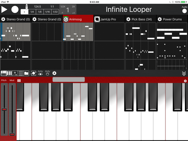 Main Infinite Looper interface